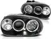 LED Angel Eyes Scheinwerfer passend für VW Golf 4 97-03 Produktbild-Vorschau 1