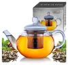 Creano Teekanne aus Glas 0,8l, 3-Teilige Glasteekanne mit Produktbild-Vorschau 1