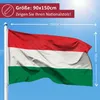 PHENO FLAGS Ungarn Flagge - Ungarnfahne 90 x 150 cm Produktbild-Vorschau 2