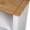 vidaXL Libreria bianca 80 x 35 x 110 cm Legno massello di Anteprima dell’immagine prodotto 10
