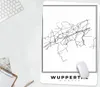 MuchoWow® Mauspad Mousepad Schwarz und weiß - Deutschland - Produktbild-Vorschau 6