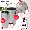 KOTARBAU® 2 Pezzi Vaso per Piante da Interno Vetroceramica Anteprima dell’immagine prodotto 5