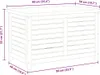 vidaXL Zahradní box 90x48x55 cm z masivního dřeva Náhled obrázku produktu 7