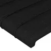 Kopfteil mit Ohren Schwarz 83x16x118/128 cm Stoff Produktbild-Vorschau 5