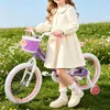 HILAND 18 Zoll Mädchen Kinderfahrrad mit Korb & Bändern, Produktbild-Vorschau 4
