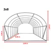 TOOLPORT Serra da Giardino tunnel Serra Orto stabile e Anteprima dell’immagine prodotto 2