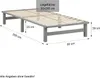 Homestyle4u Holzbett Palettenbett 90x200 mit mit Lattenrost Produktbild-Vorschau 7
