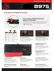 A4Tech Bloody B975 USB-QWERTY-Tastatur Schwarz, Rot Produktbild-Vorschau 9