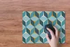 MuchoWow® Mauspad Mousepad Gold - Blau - Muster 40x30 cm - Produktbild-Vorschau 3