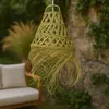 Pendelleuchte Bayamo | Boho Hängelampe aus Doumpalmenblatt Produktbild-Vorschau 4