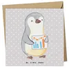 Mr. & Mrs. Panda Grußkarte Finanzcontroller Herz - Grau Produktbild-Vorschau 1