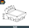MeLiTec 3er Set - LED Solar Bodenleuchte SEL05 – Produktbild-Vorschau 2