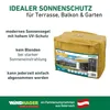 Sonnensegel Dreieck, 3x3x3m, gelb, wasserabweisend Produktbild-Vorschau 6