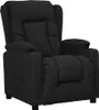 relaxační křeslo vidaXL Black Fabric Náhled obrázku produktu 7