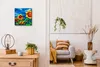 Coloray Uhr auf Leinwand 30x30 cm Wand Uhr Dekoration Produktbild-Vorschau 3