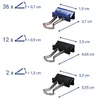 MAUL Foldback-Klemmer mauly® Federstahl Metall 50 Stück 0 Produktbild-Vorschau 2