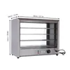 4 étages de chauffe-plats Vitrine chauffante pour Voir les images du produit 2