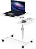 Klappbar Laptoptisch,Mobiler Schreibtisch mit Rollen Produktbild-Vorschau 1