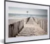MuchoWow® MuchoWow® Gerahmtes Poster Strand - Zaun - Produktbild-Vorschau 1