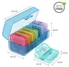WELLGRO Tablettenbox 7 Tage 2 Fächer – Pillenbox mit großen Produktbild-Vorschau 4