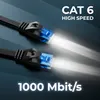 deleyCON 5x 1m CAT6 Flaches Netzwerkkabel 1,5mm Produktbild-Vorschau 3