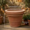 Teramico Blumentopf Terracotta "Doppio Bordo" frostfest Produktbild-Vorschau 4