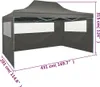 Skládací stan se 3 stěnami 431x291x315 cm antracitový Náhled obrázku produktu 9
