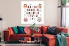 MuchoWow® Poster Illustration Alphabet mit Eulen 100x100 cm Produktbild-Vorschau 2