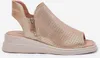 Damen Wedge Sandalen Gold Mevinette 37 Produktbild-Vorschau 8