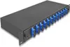 Delock 19 Zoll LWL Spleißbox 12 x SC Duplex OS2 1HE Produktbild-Vorschau 2