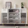 Zapatero Merax, estante para zapatos con 4 puertas y 2 Vista previa de la imagen del producto 4