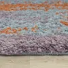 TT Home Wohnzimmer Teppich Hochflor Langflor Abstraktes Produktbild-Vorschau 2