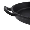 Gusseisen Servierpfanne 22 cm mit Holzbrett Untersetzer | Produktbild-Vorschau 8