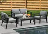 MEXO Gartenlounge-Set Gartenmöbel Set Aluminium Loungeset Produktbild-Vorschau 11
