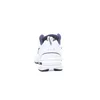 The back view of a white Nike Air Monarch IV sneaker with navy accents. Náhled obrázku produktu