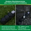 InLine 16493O, 3 m, Typ F, IP44, Schwarz, Kunststoff, 3 Produktbild-Vorschau 2