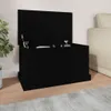 vidaXL Cassapanca nera 70x40x38 cm Materiale ligneo Anteprima dell’immagine prodotto 2