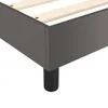 A close-up view of the corner of a bed frame, showing the side panel and one of the legs. Produktbild-Vorschau