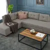 Hanah Home, Manama- BLC2543, Sahne, Schlafsofas, Rahmen: Produktbild-Vorschau 13