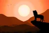 Muralo XXL Selbstklebende FOTOTAPETE Afrika Sonnenuntergang Produktbild-Vorschau 2