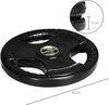 Hantelscheibe, 2er-Set, 15 kg pro Scheibe, drei Griffe, Produktbild-Vorschau 3