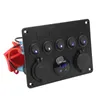 5 Gang Switch Panel, 5 Gang Rocker Switch, LED Switch Náhled obrázku produktu 6