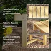 Outsunny záhradná lavica, 2-miestna lavica, záhradný Náhľad obrázku produktu 7