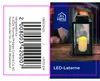 LED Laterne mit 1 LED und Timer, 30cm, in schwarz aus Produktbild-Vorschau 3
