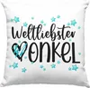 Trendation - Bester Onkel Deko-Kissen mit Füllung 40x40 Produktbild-Vorschau 1