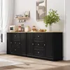 okwish sideboard kuchyňská skříň se 3 zásuvkami a 2 dveřmi Náhled obrázku produktu 4