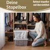 LS-LebenStil XL Stapelbox Allzweckbox 3´er Set 40x28cm Produktbild-Vorschau 7