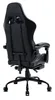 A black gaming chair viewed from the back and slightly to the side. Produktbild-Vorschau
