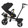Dreirad 4in1 Kinderdreirad mit Schubstange,Buggy Fahrrad Produktbild-Vorschau 5