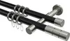 Interdeco Gardinenstange / Vorhangstange Schwarz / Produktbild-Vorschau 1